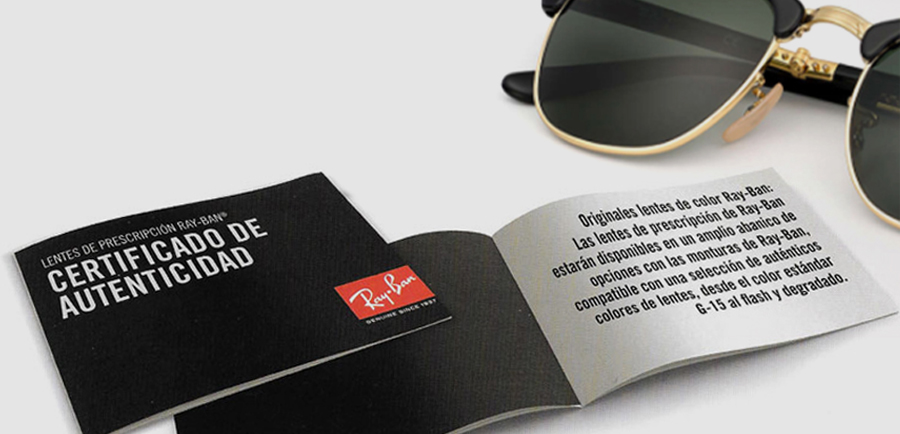 Certificado de autenticidad ray ban new arrivals